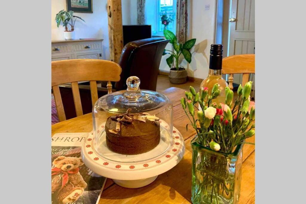 Upper Heath Farm - Stable Cottage Ludlow 克雷文阿姆斯 外观 照片