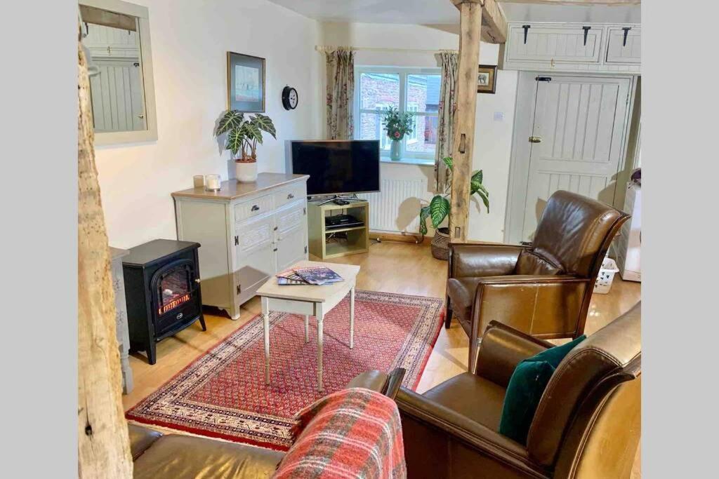 Upper Heath Farm - Stable Cottage Ludlow 克雷文阿姆斯 外观 照片